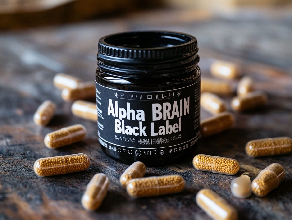 How to Use Alpha BRAIN Black Label