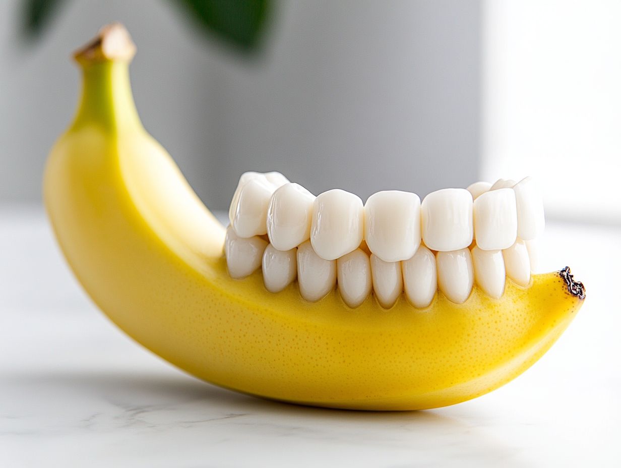 How do I use bananas to whiten my teeth?