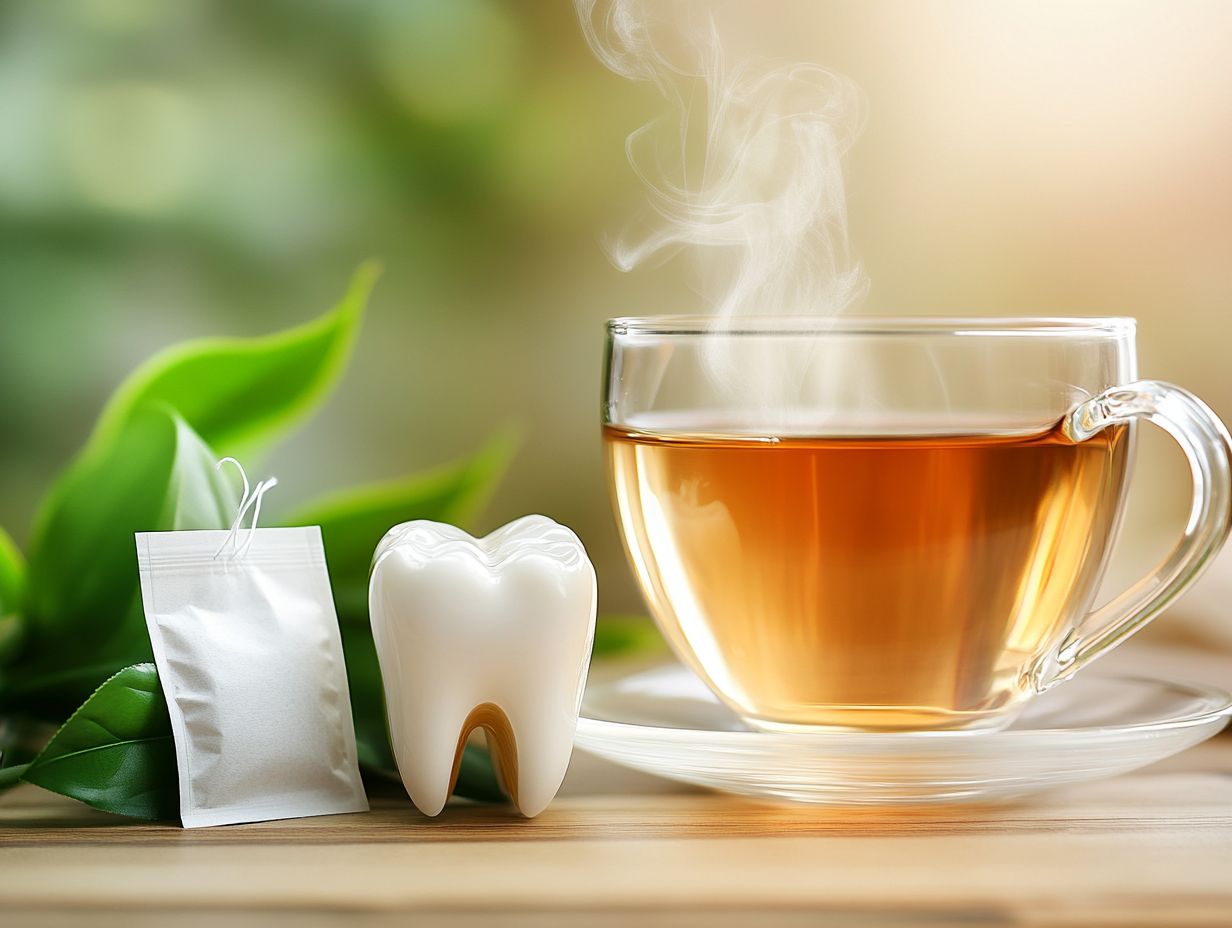 Does white tea stain teeth?