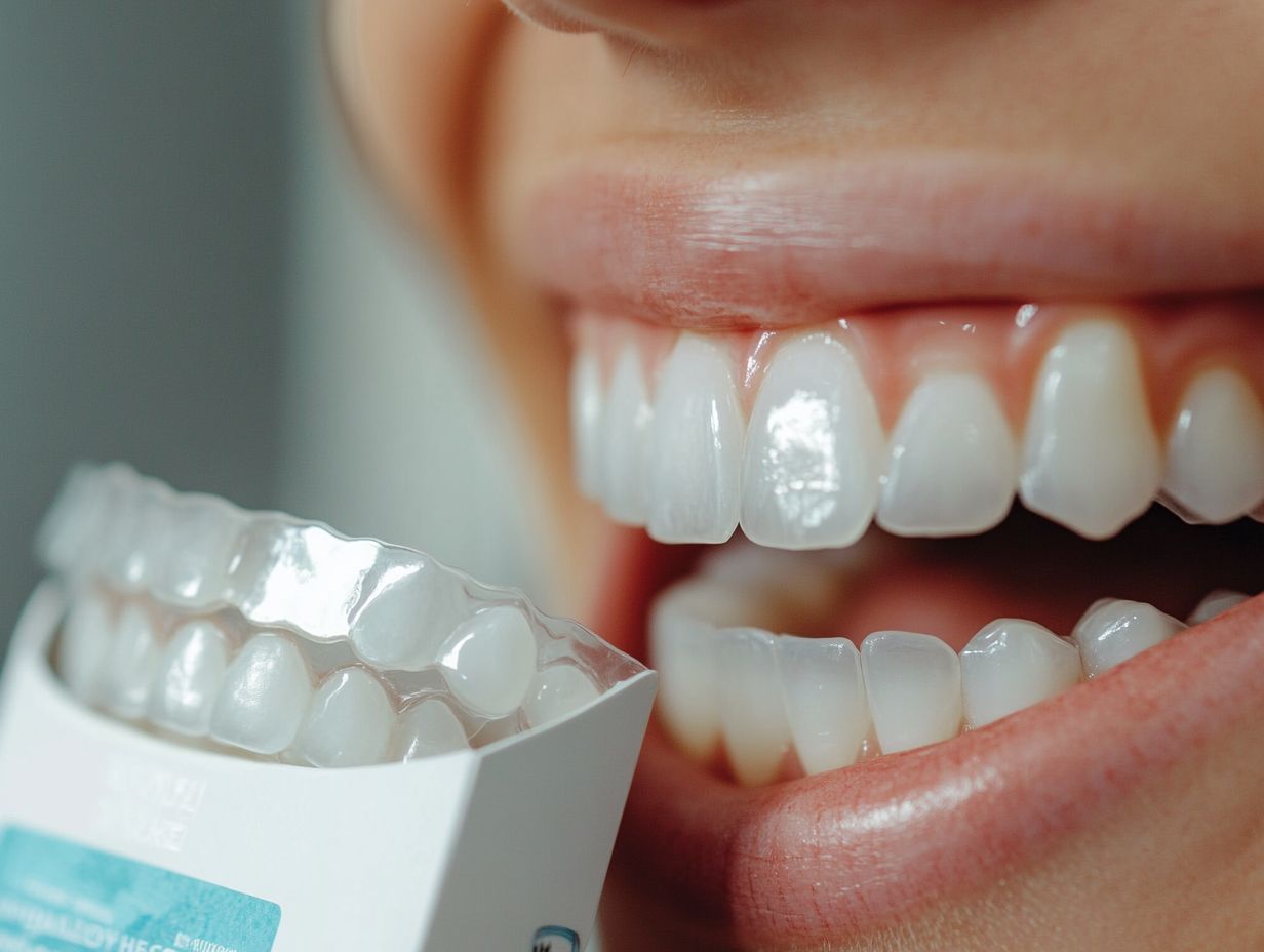 Can you use whitening strips with Invisalign?