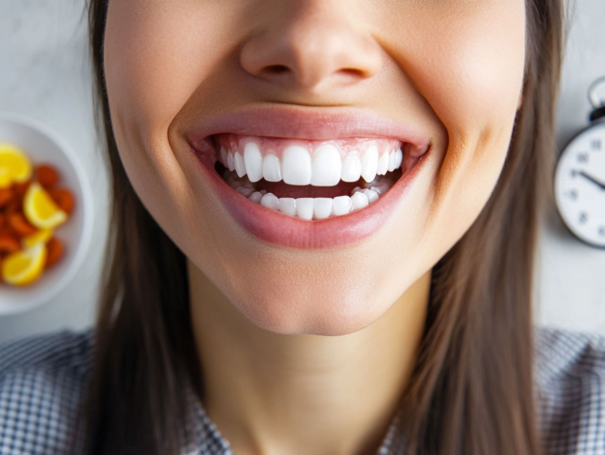 Can you eat after using whitening strips?