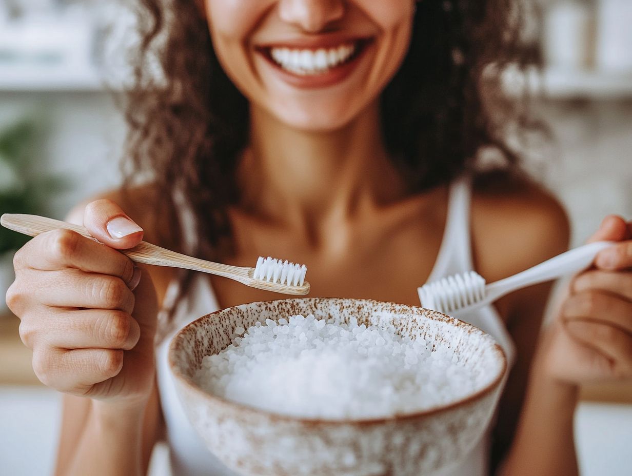 Using Salt as a Mouthwash