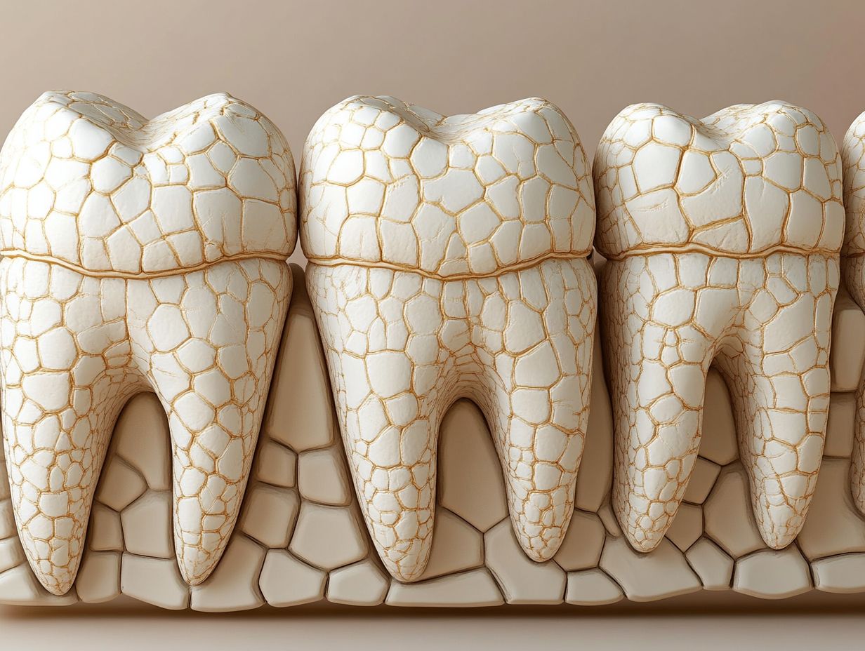 What are dehydrated teeth white spots?