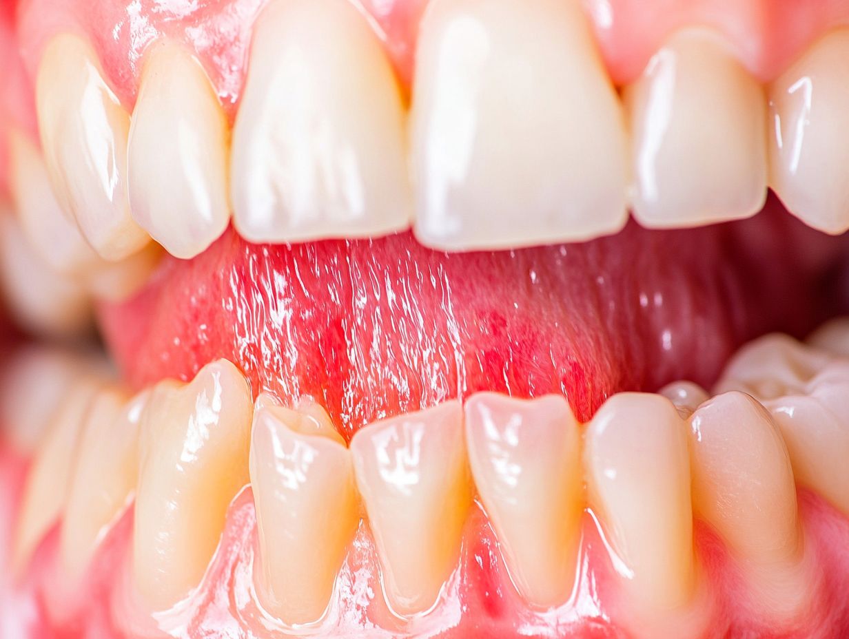 What is a gum infection after teeth cleaning?