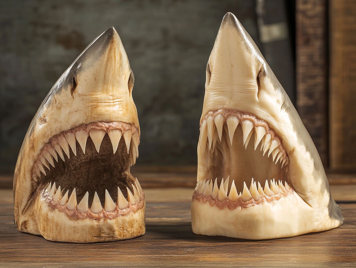 How Both Sharks Use Their Teeth