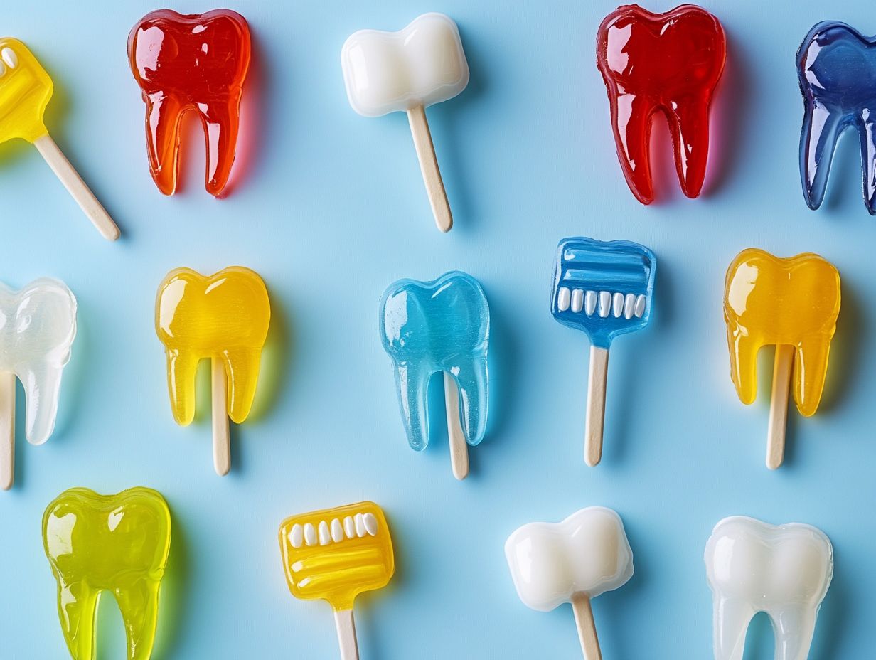 How do teeth cleaning lollipops work?