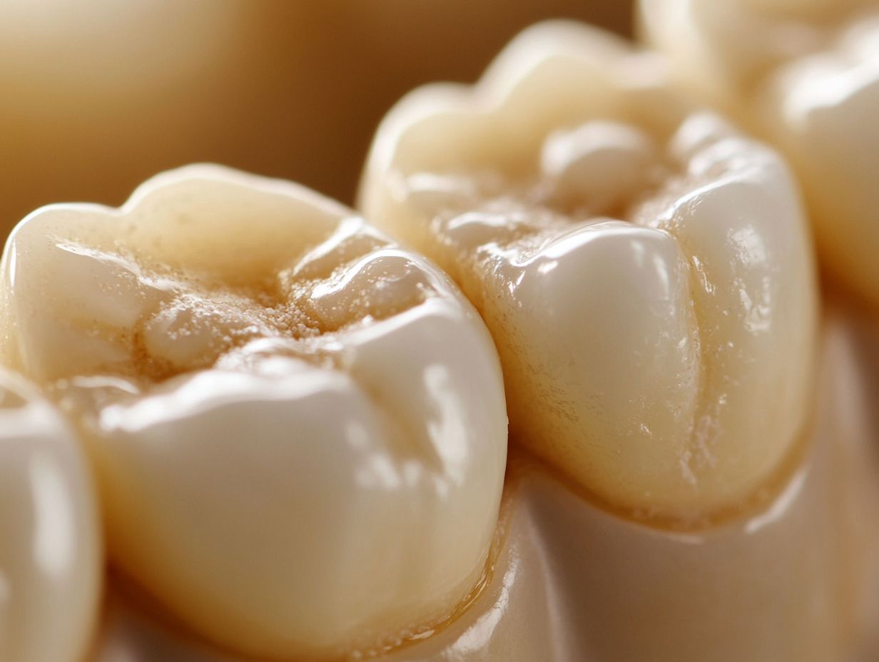 What are white calcium spots on teeth?