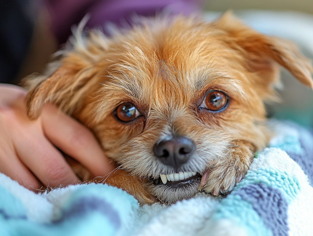 What are the reasons why a dog can become very sick after teeth cleaning?