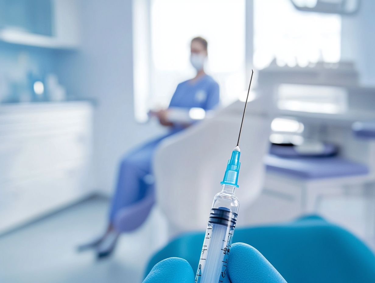 Are shots necessary for deep cleaning teeth with local anesthetic?