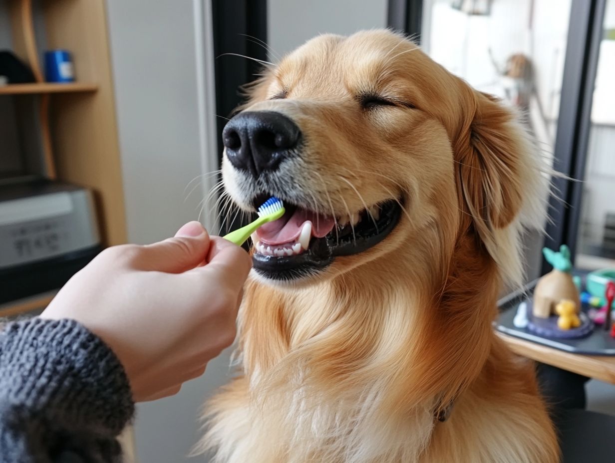 1. How often should I be cleaning my dog's teeth?