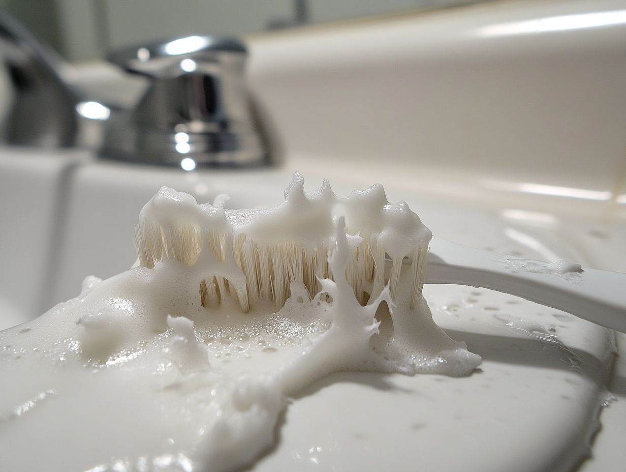 Understanding the White Stuff After Brushing Teeth