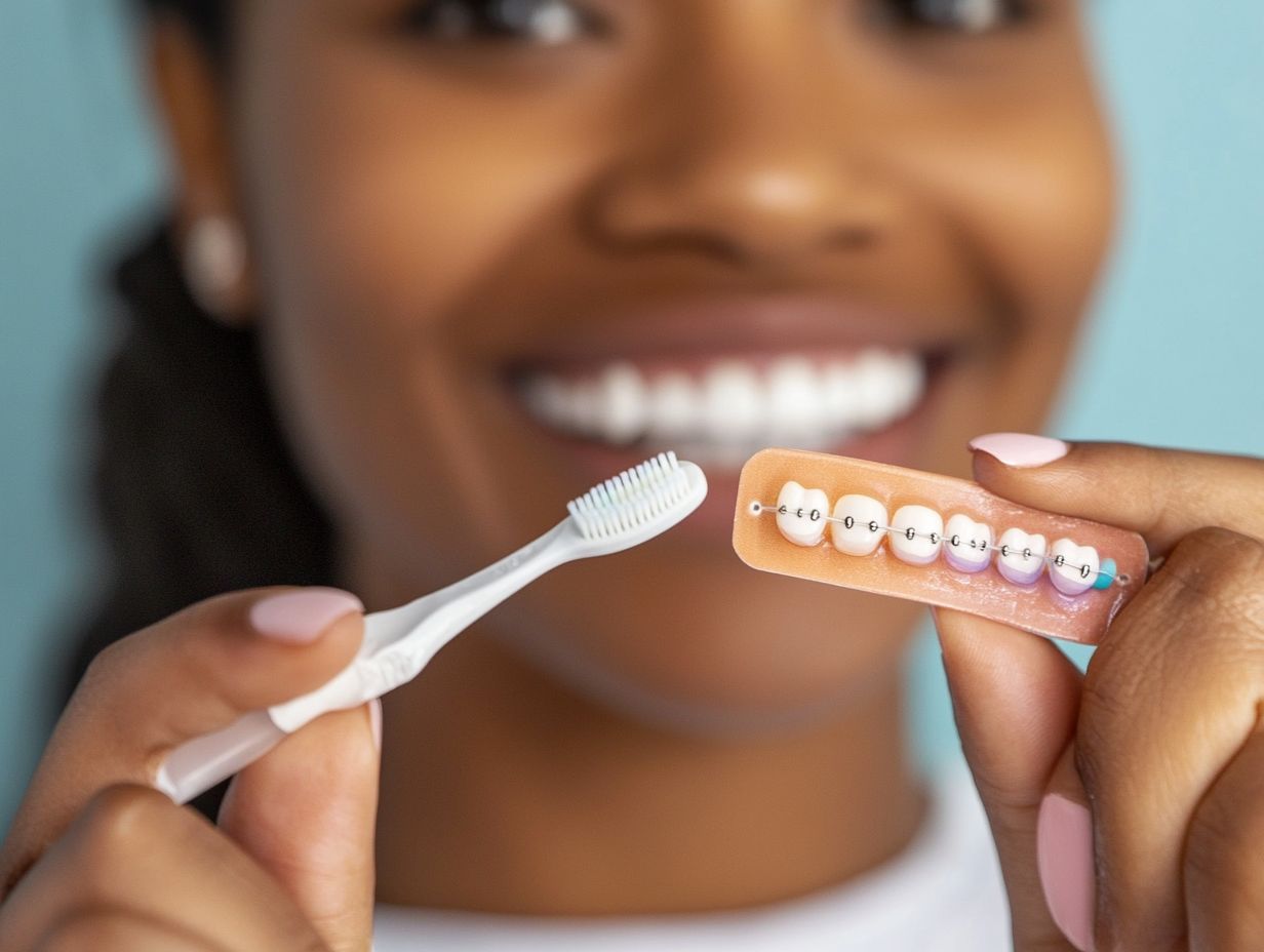 Will using teeth whitening strips damage my dental braces?