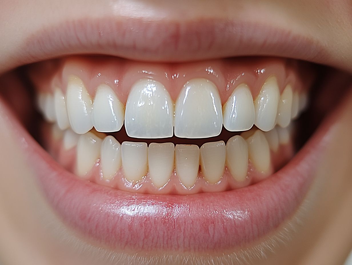 Why did my gums turn white from teeth whitening?